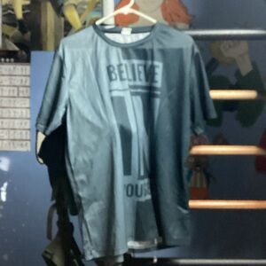 Believe in Yourself Graphic T-Shirt - Blue